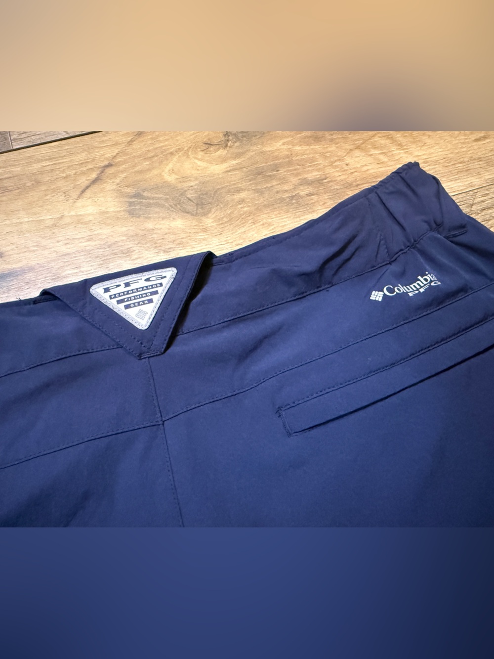 Columbia PFG Navy Blue Fishing Shorts Women's Size 12 - Picture 6 of 11